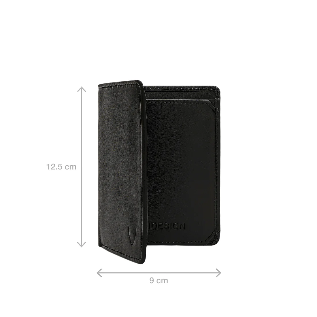 13 Black Leather Bi-Fold Wallet - Image 8