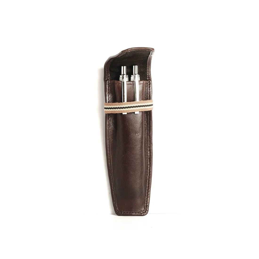 1688 Brown Leather Key Chain - Image 3