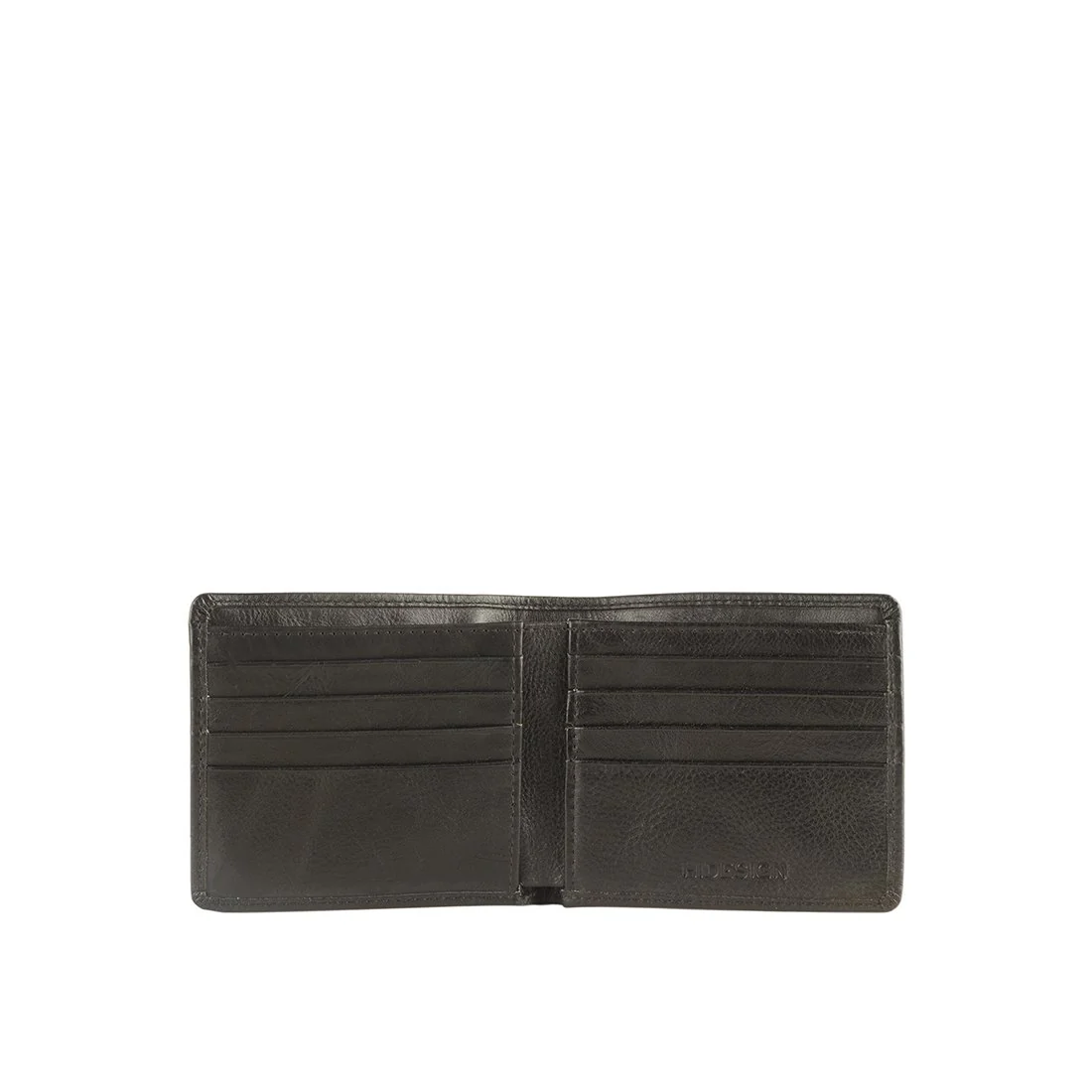 17 Black Leather Bi-Fold Wallet - Image 2