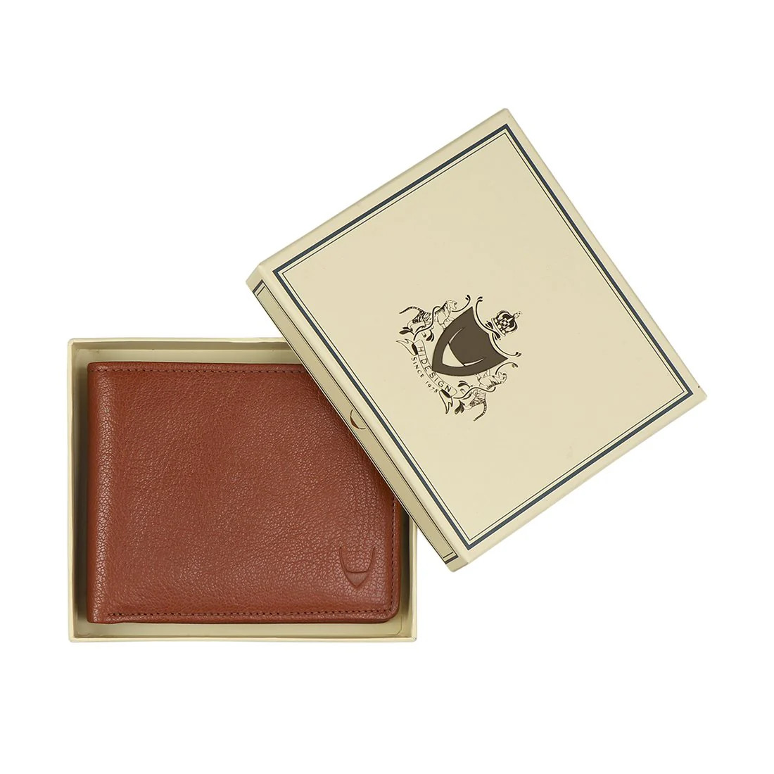 17 Tan Leather Bi-Fold Wallet - Image 7