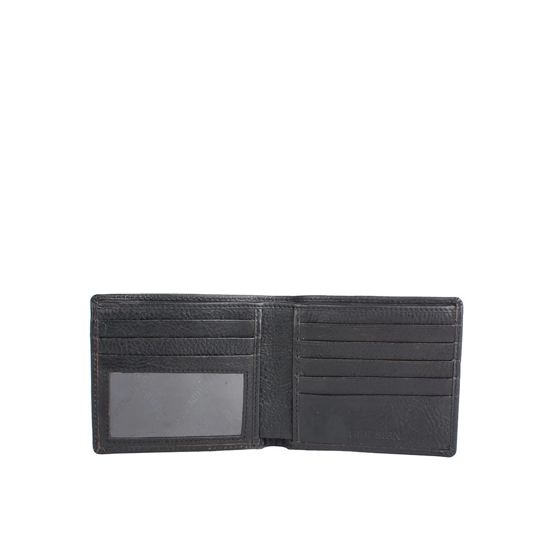 218036 Black Leather Bi-Fold Wallet - Image 2