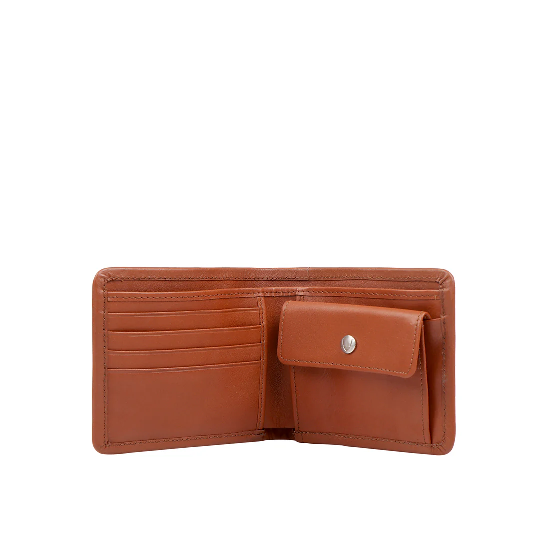 267-030 Tan Leather Bi-Fold Wallet - Image 2