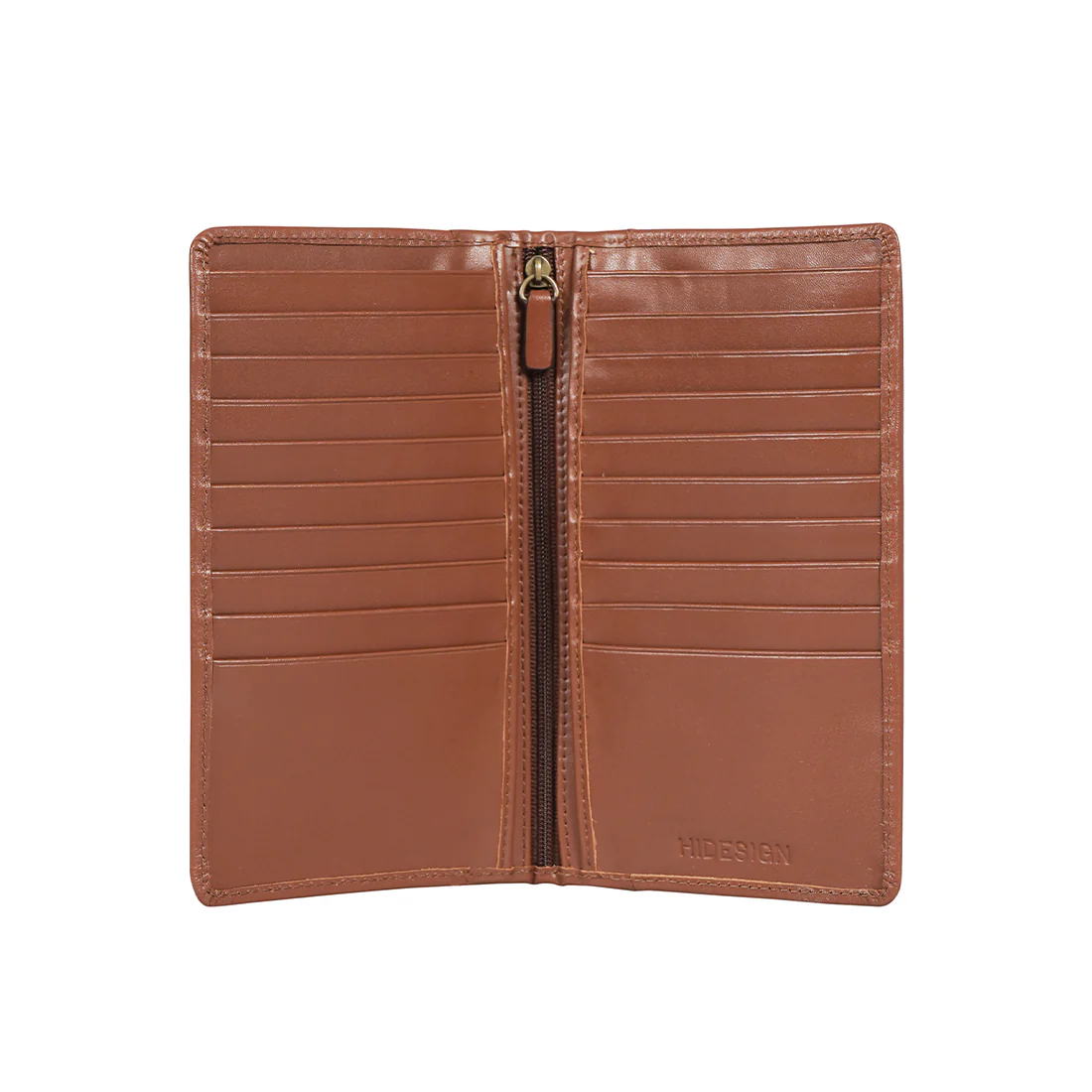 276 F031 Brown Leather Bi-Fold Wallet - Image 5