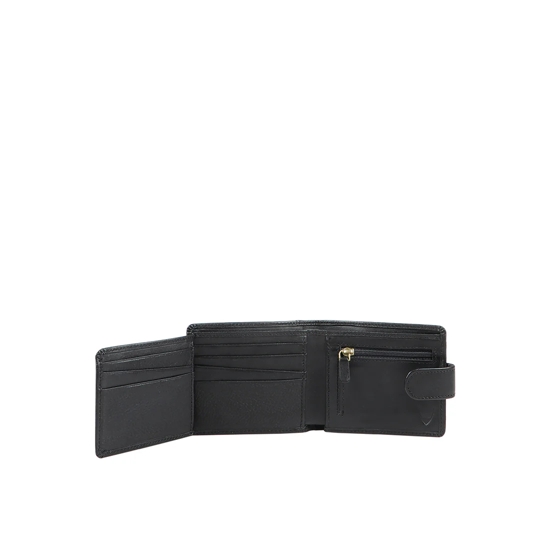 282-L103F Black Leather Bi-Fold Wallet - Image 4