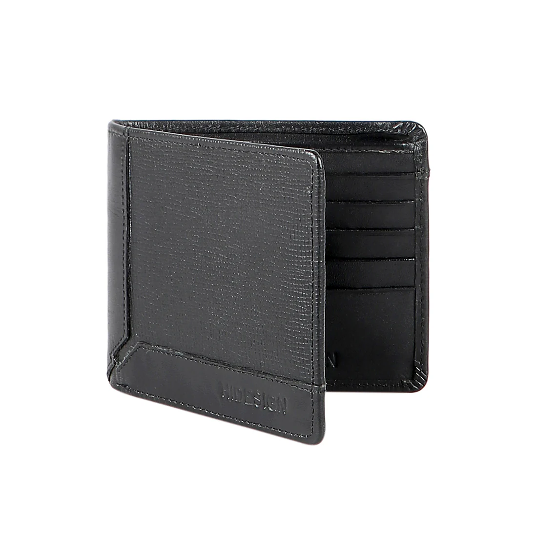 290-36 Black Leather Bi-Fold Wallet - Image 2