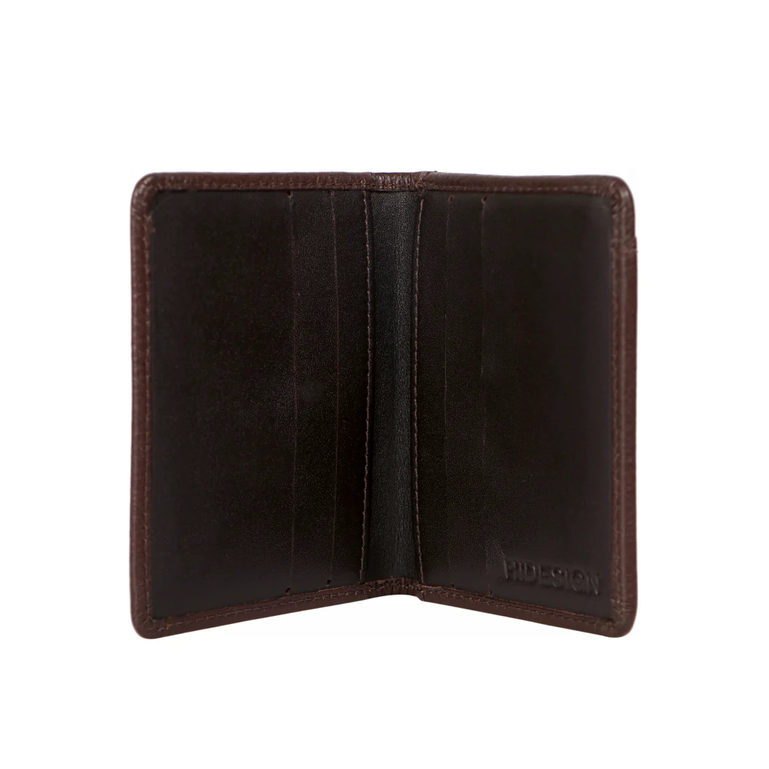 294-Idch  Brown Leather Card Holder - Image 3