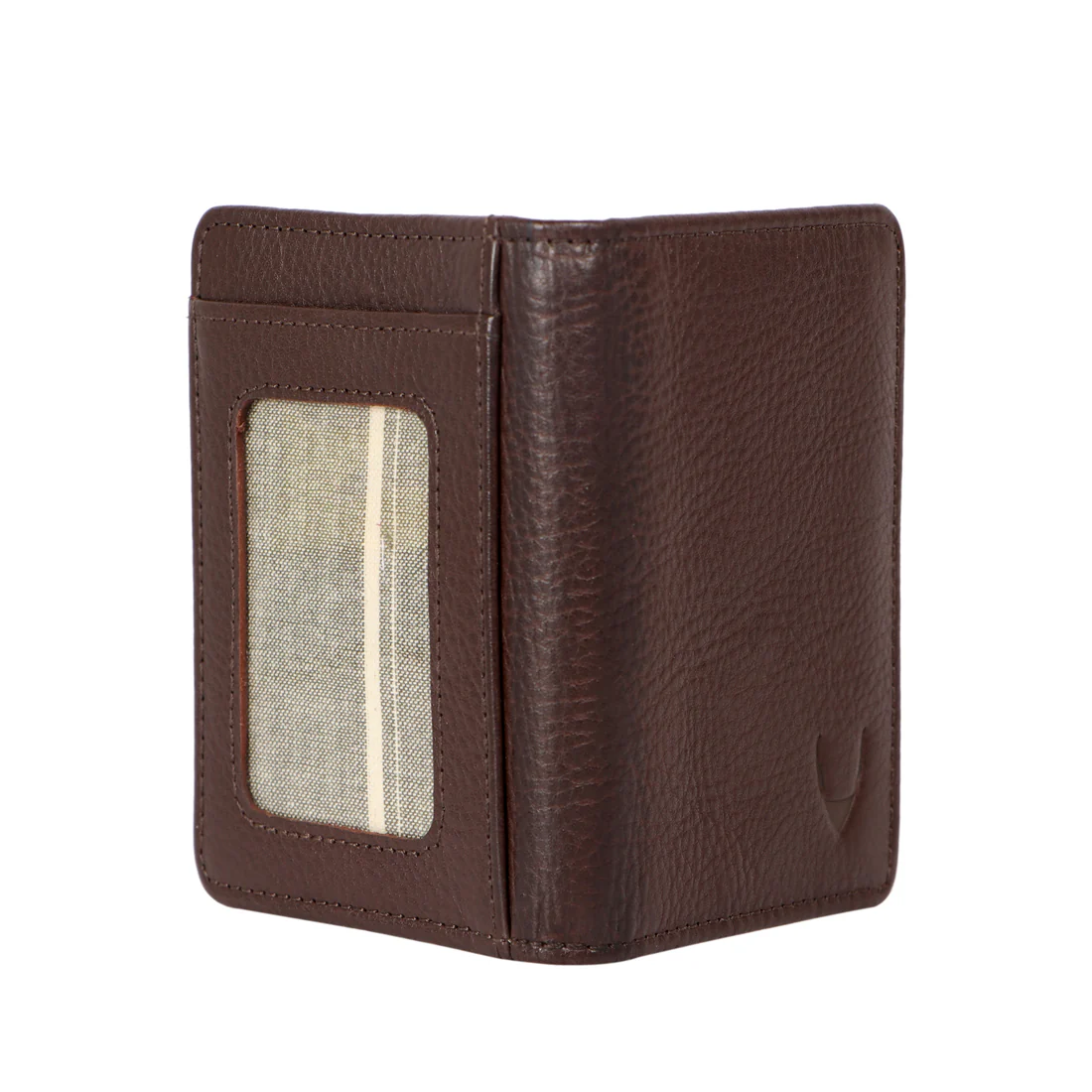 294-Idch  Brown Leather Card Holder - Image 6