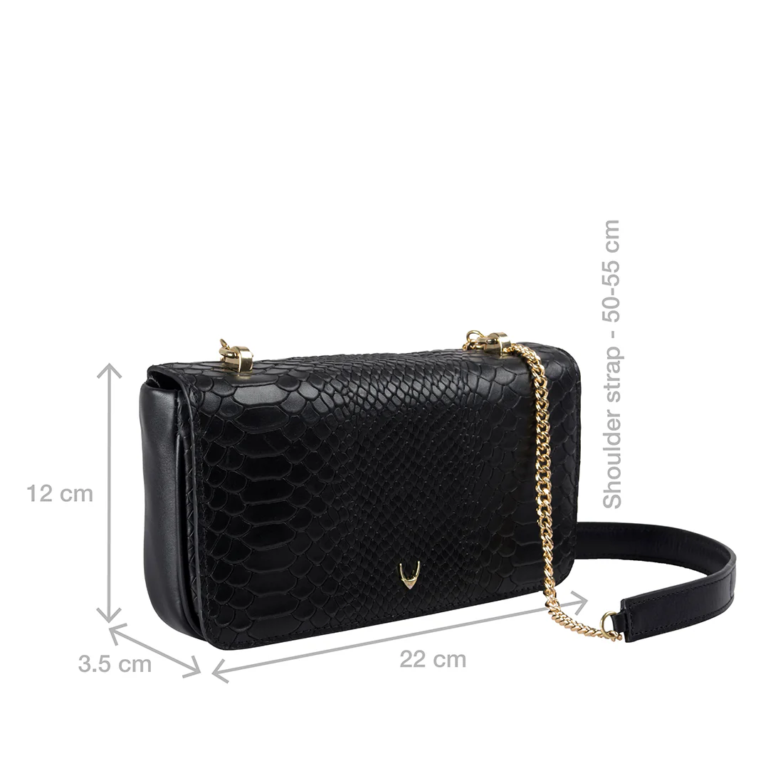 3 A.M 02 Black Leather Sling Bag - Image 3