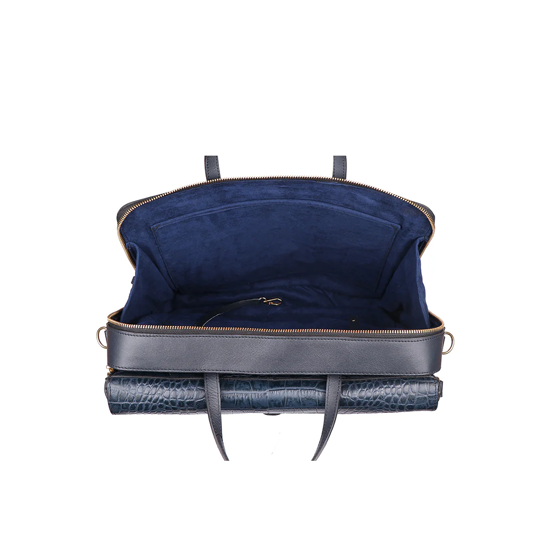 3 Musketeers 02 Blue Leather  Briefcase - Image 7