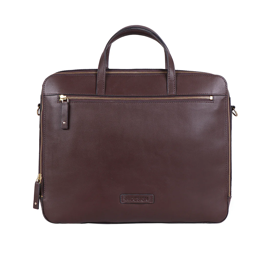 3 Musketeers 02 Tan Leather  Briefcase - Image 4