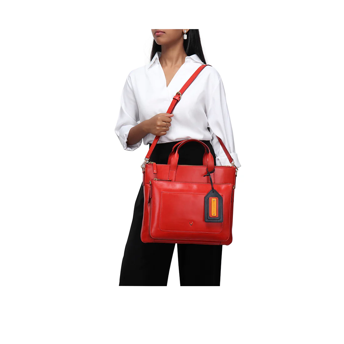 3 Musketeers 03 Red Leather Satchel