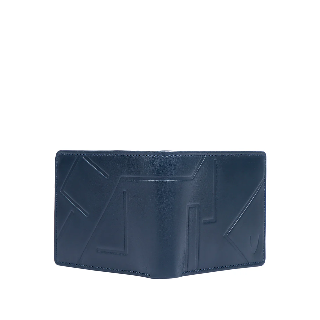300-017 Blue Leather Bi-Fold Wallet - Image 5