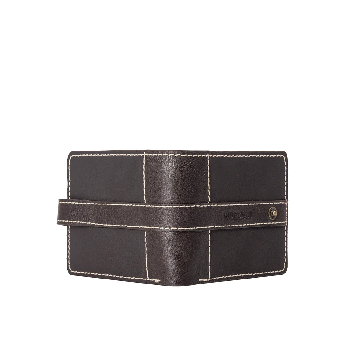 308-017 Sb Brown Leather Bi-Fold Wallet - Image 3