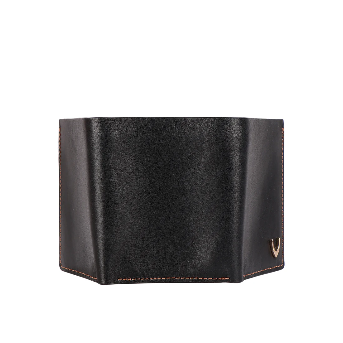 314-259 Tf Black Leather Trifold Wallet - Image 6