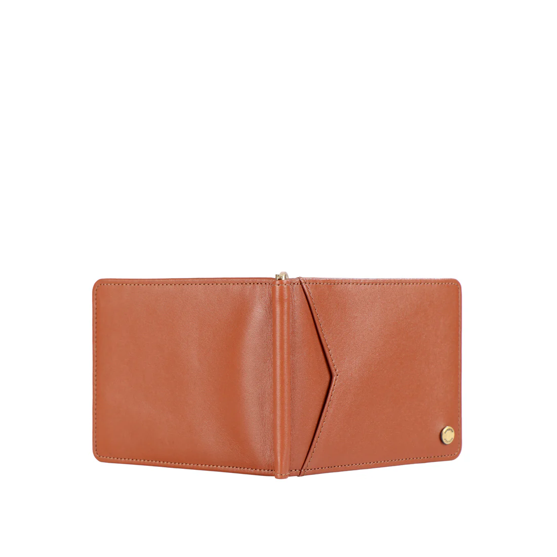 315 Mc  Tan Leather Money Clip - Image 3