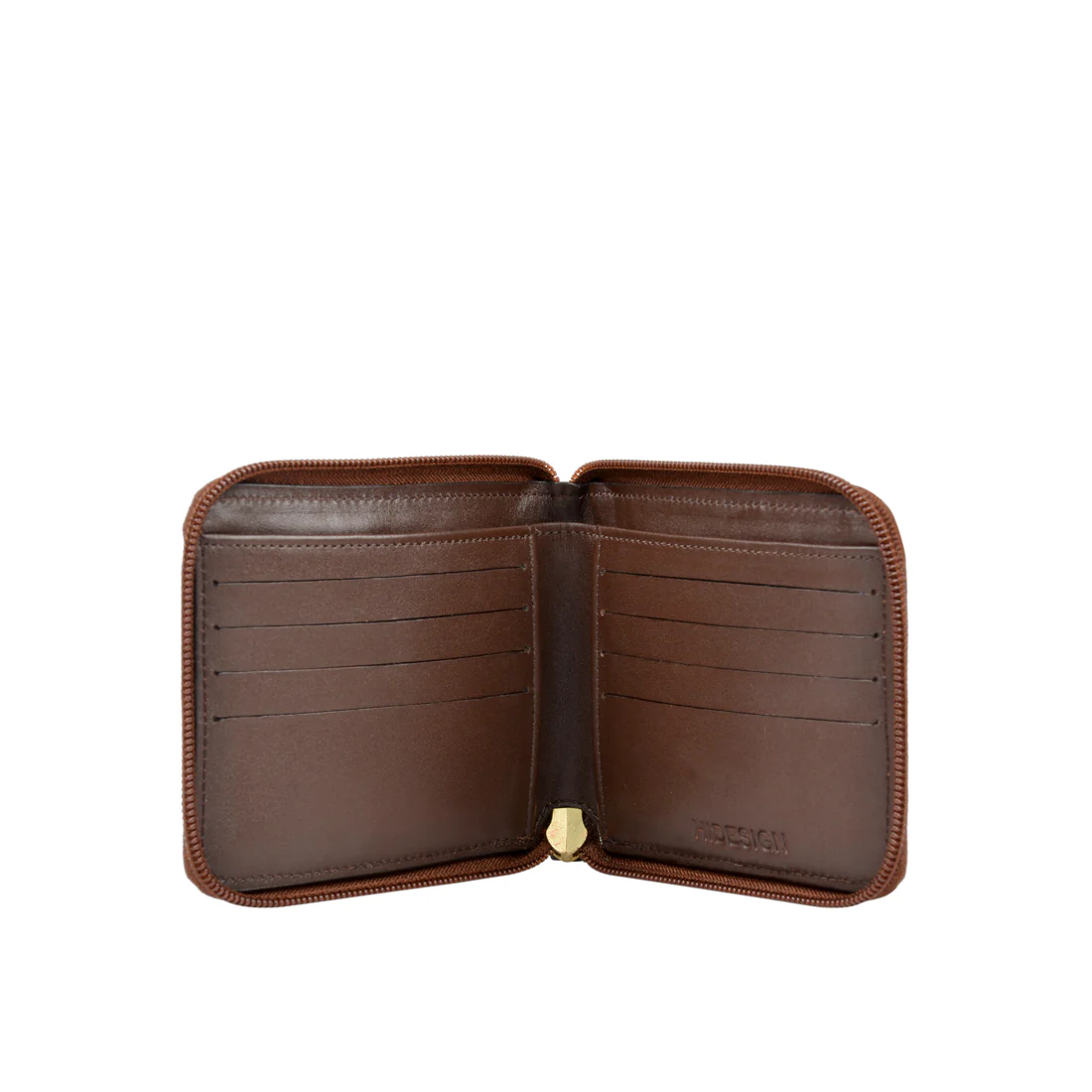 341-017  Sb Black Leather Zip Around Wallet - Image 2