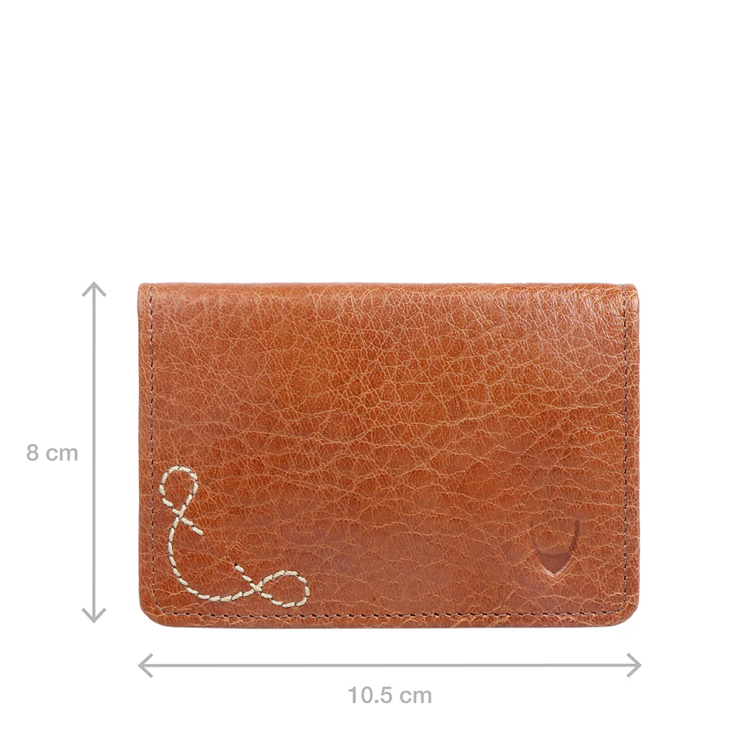 374-020 Ch  Tan Leather Card Holder - Image 4