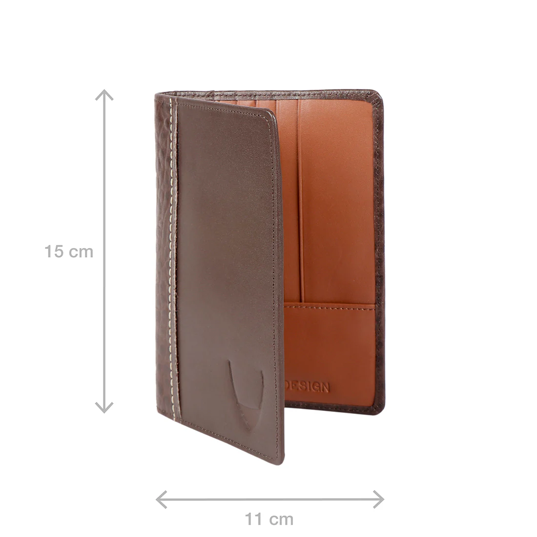 377-255 Ph Sb Brown Leather Passport Holder - Image 2
