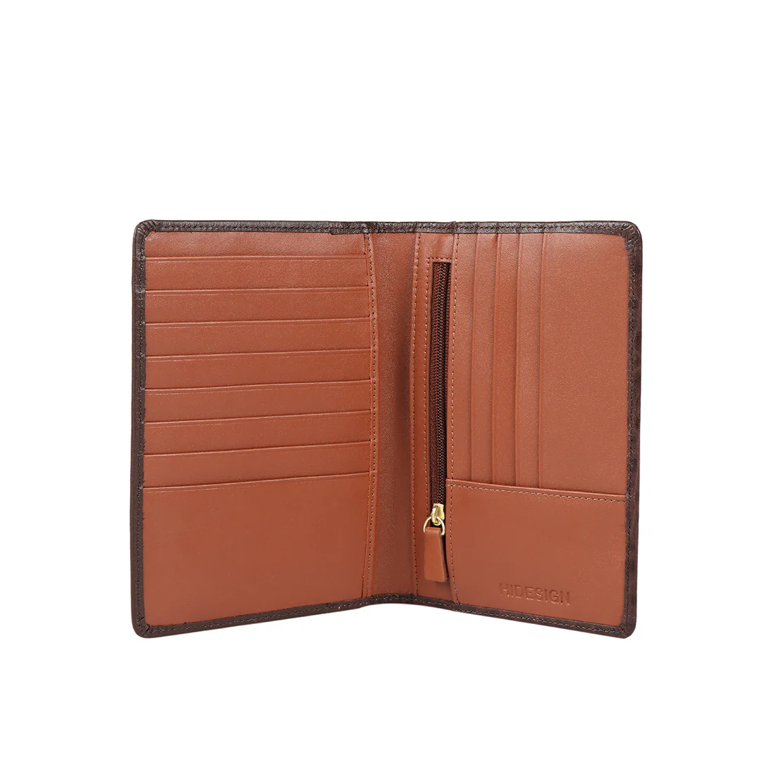 377-255 Ph Sb Brown Leather Passport Holder - Image 3