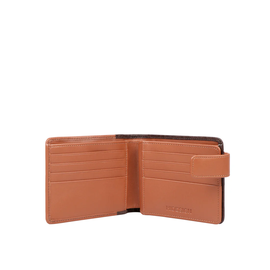 378-2020 Sb Tan Leather Bi-Fold Wallet - Image 2