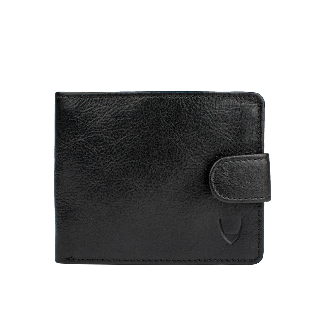 38 Black Leather Bi-Fold Wallet