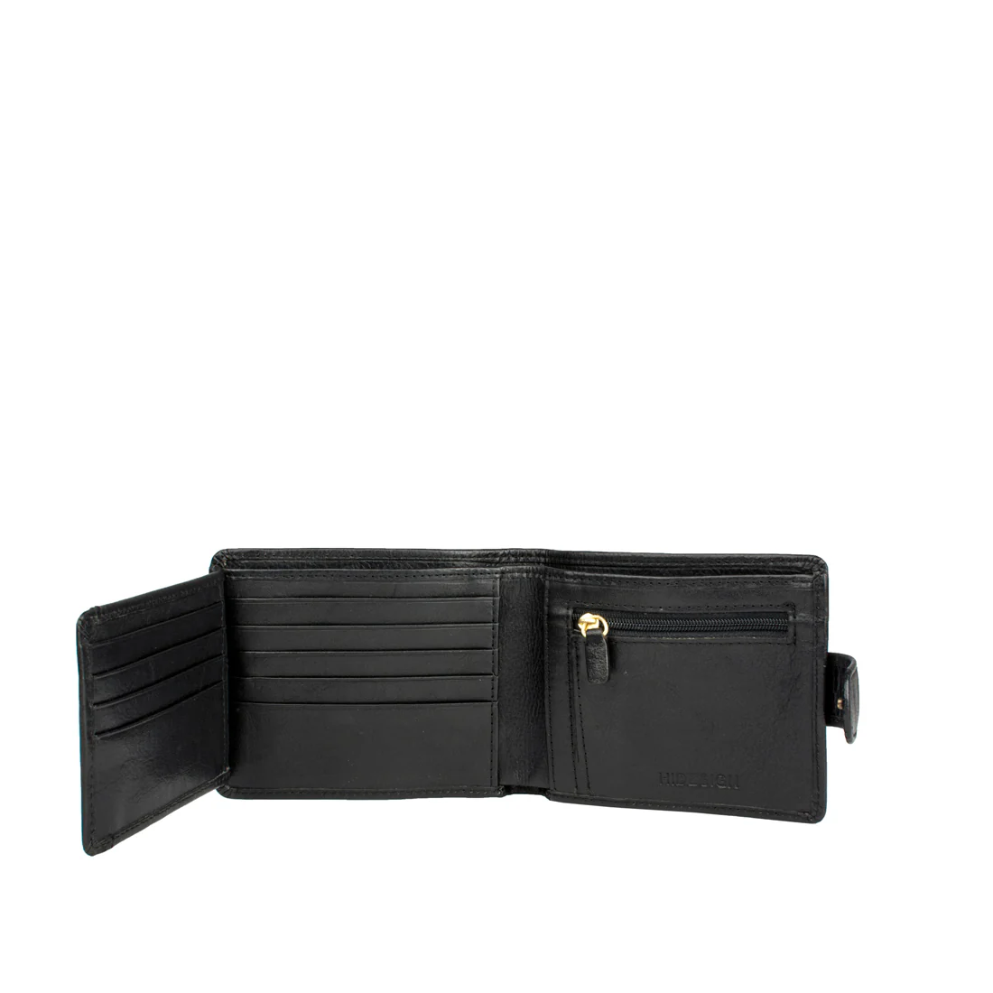 38 Black Leather Bi-Fold Wallet - Image 3