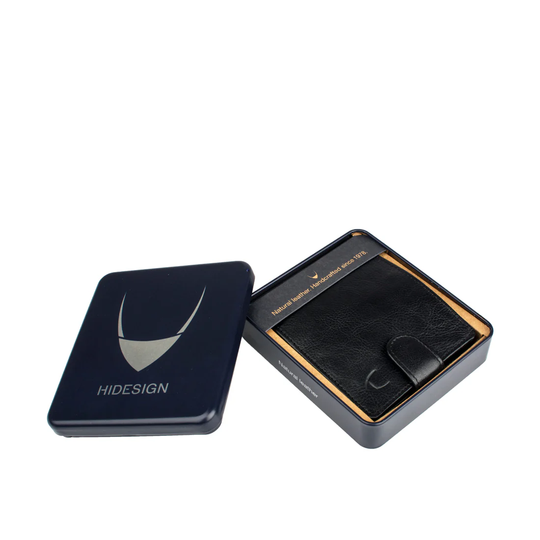38 Black Leather Bi-Fold Wallet - Image 7