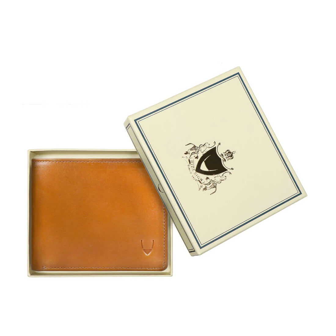 384-490  Tan Leather Bi-Fold Wallet - Image 9
