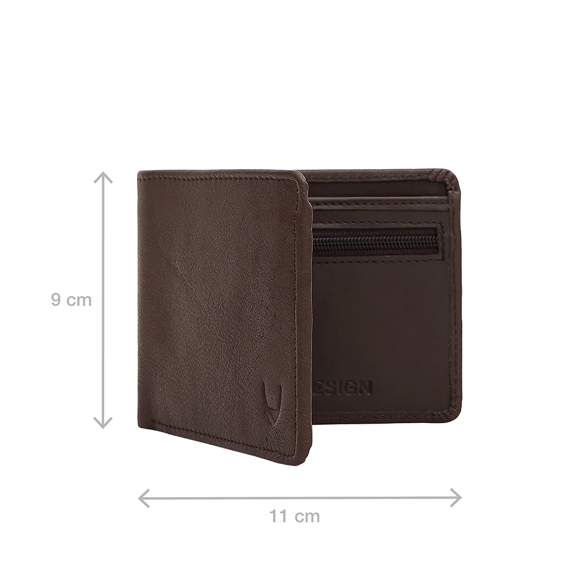490 Brown Leather Bi-Fold Wallet - Image 8