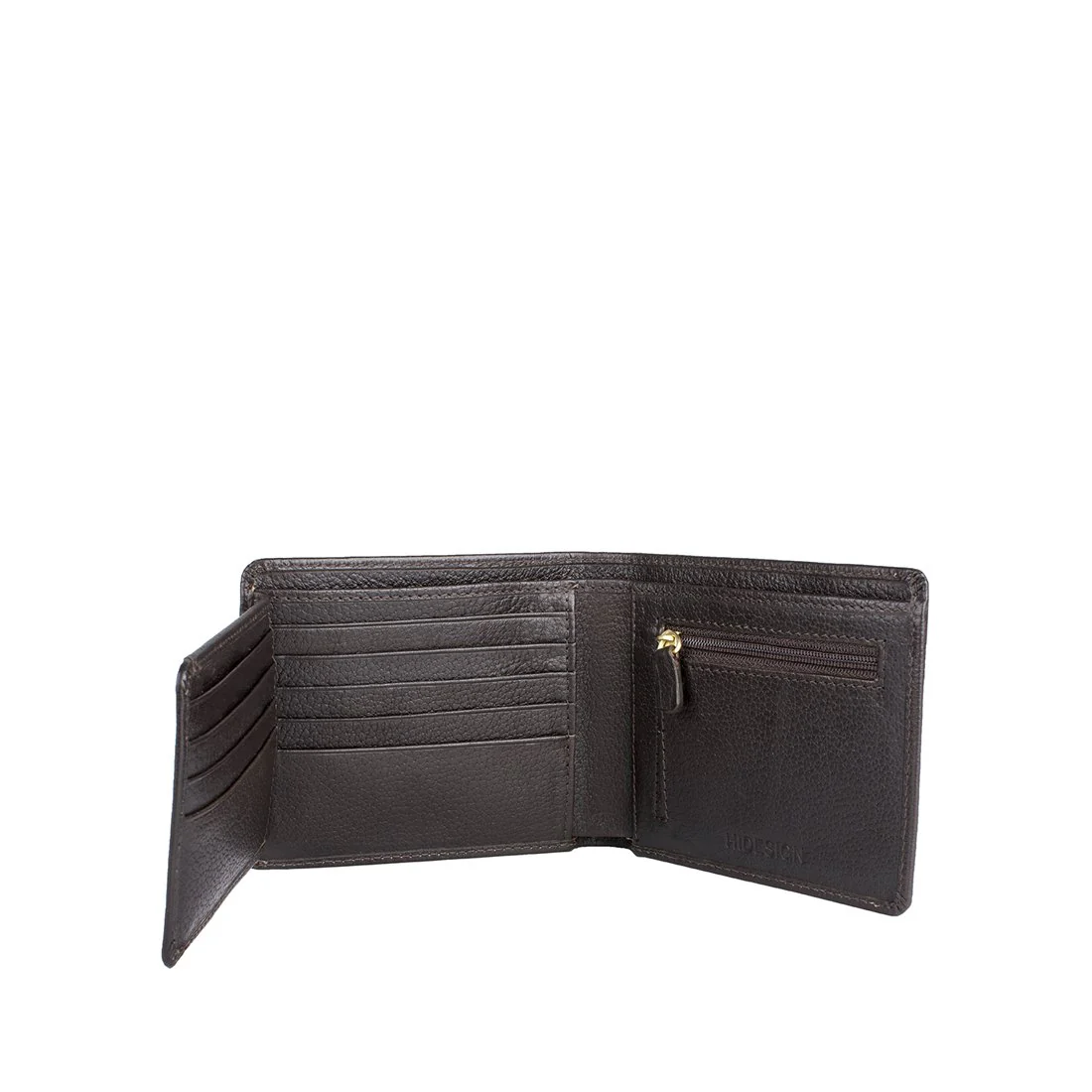 490 Brown Leather Bi-Fold Wallet - Image 5