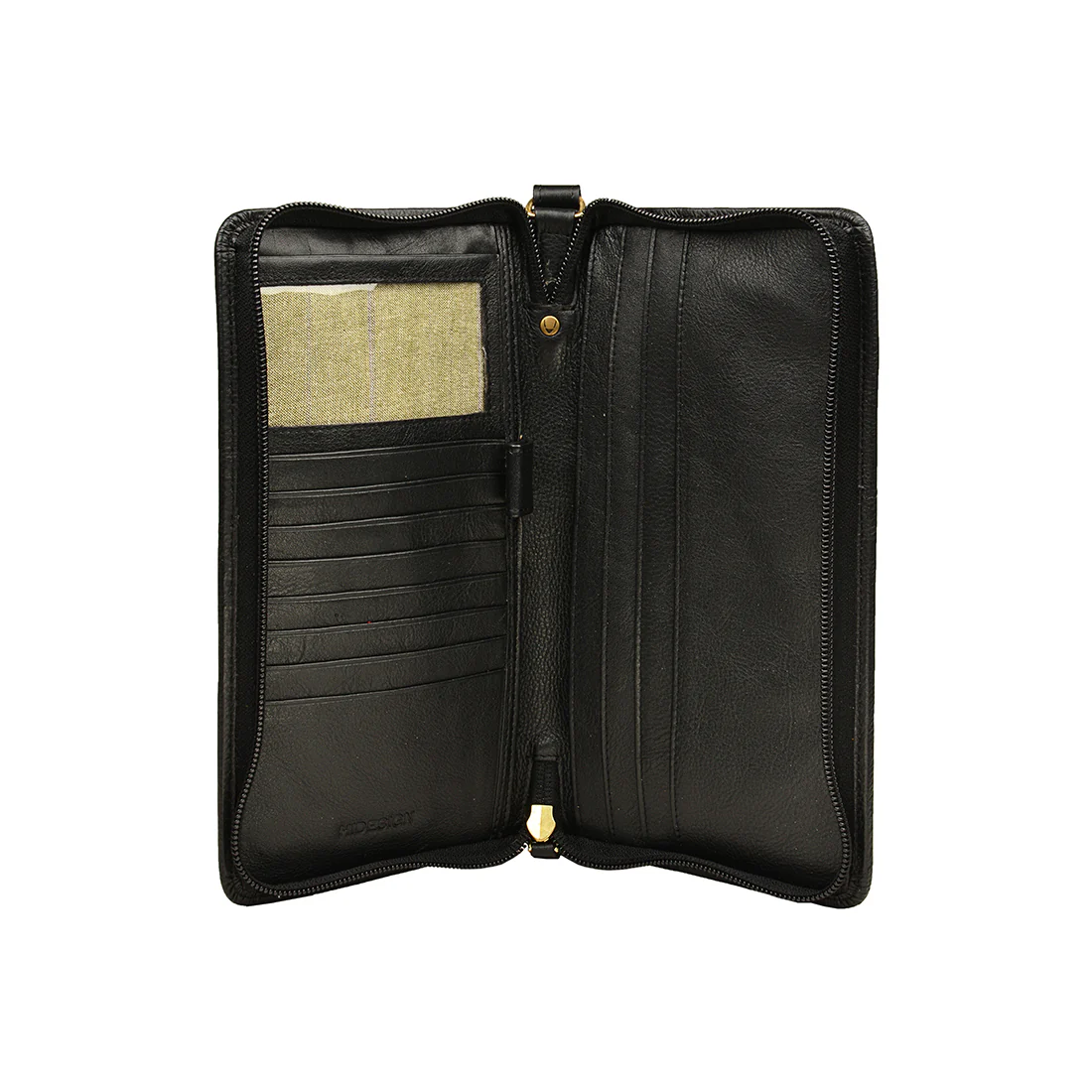 82 Black Leather Bi-Fold Wallet - Image 2