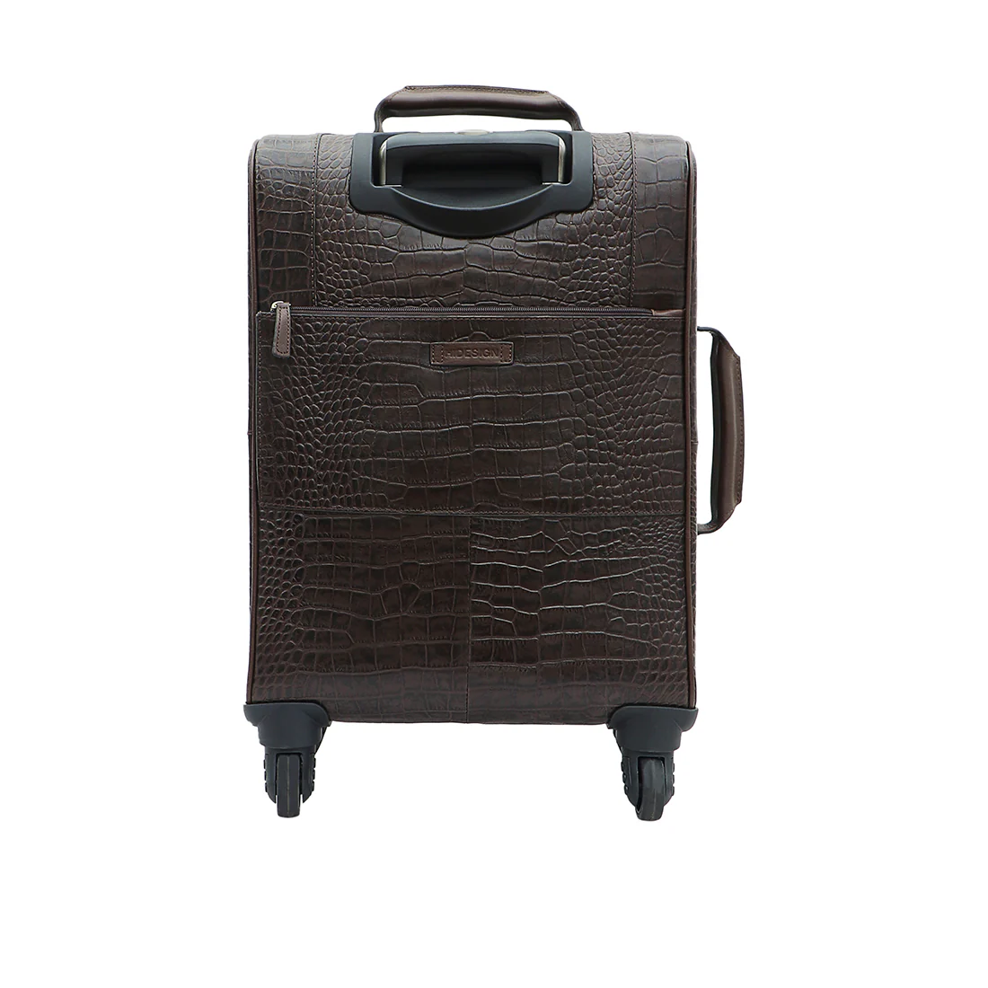 Abbey Road 04 Brown Leather Trolley Bag - Image 3