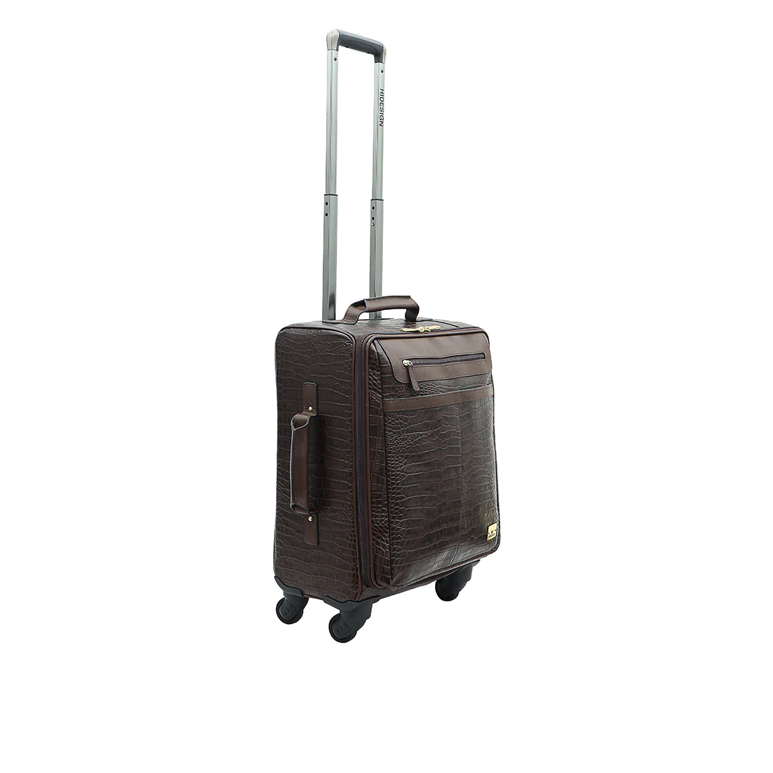 Abbey Road 04 Brown Leather Trolley Bag - Image 5