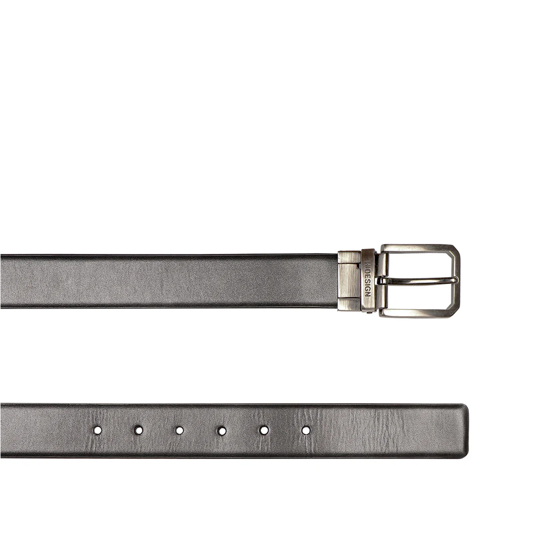 Adison Men's Black Reversible Leather Belt - Image 5