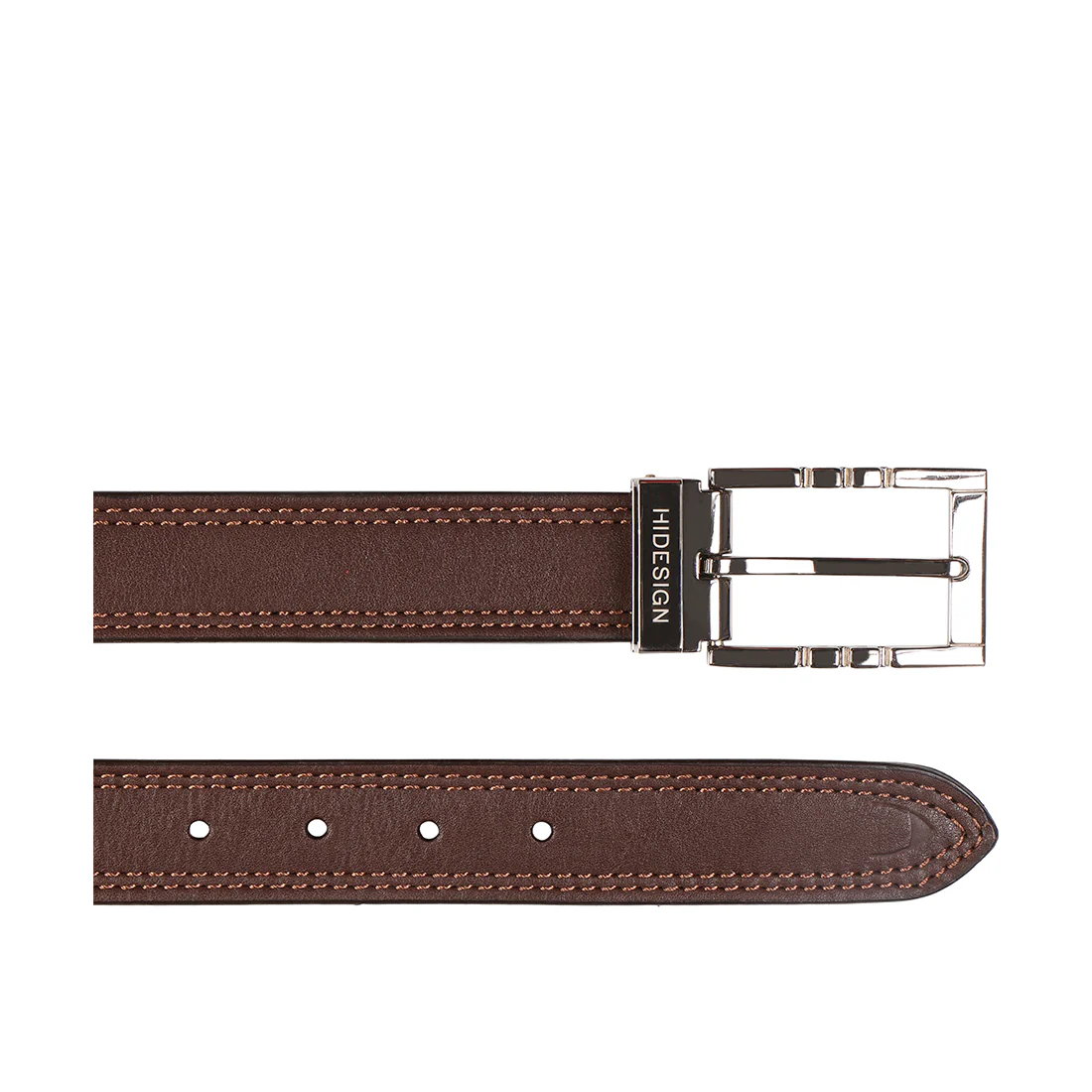 Adrian 02 Men's Brown Non Reversible Leather Belt - Image 3