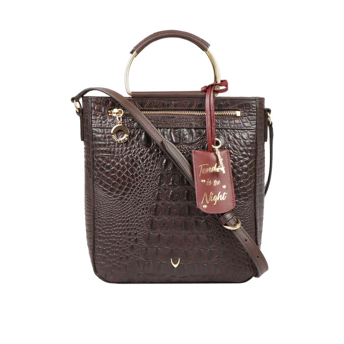 Affair 01 Brown Leather Satchel