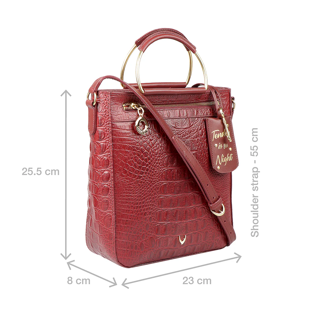 Affair 01 Marsala Leather Satchel - Image 2