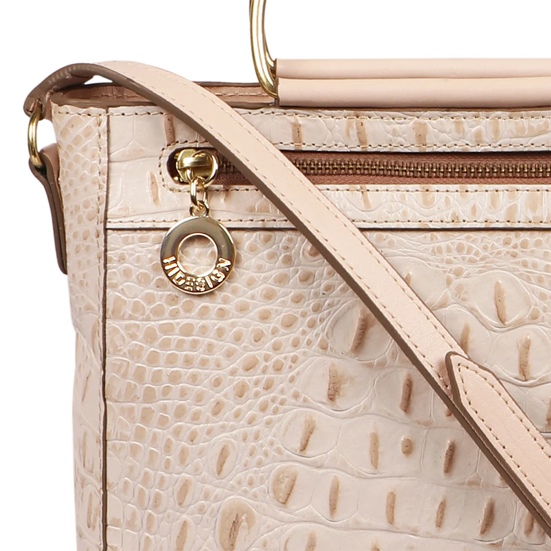 Affair 01 White Leather Satchel - Image 5