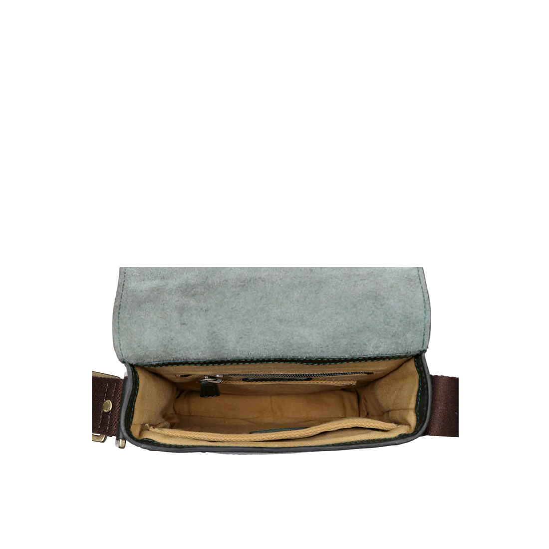 Aiden 03 Green Leather Crossbody - Image 4