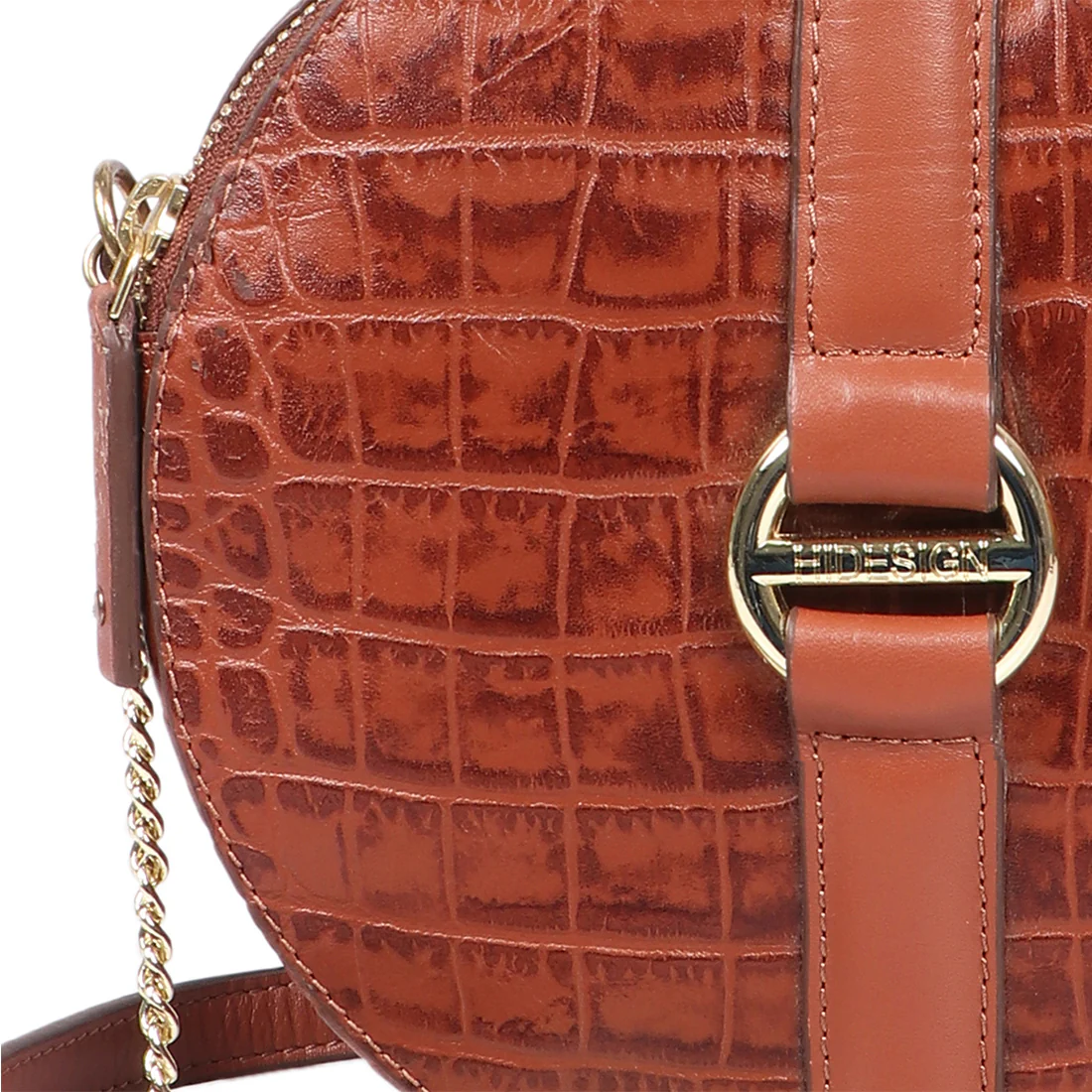 Alauis 02 Tan Leather Sling Bag - Image 5