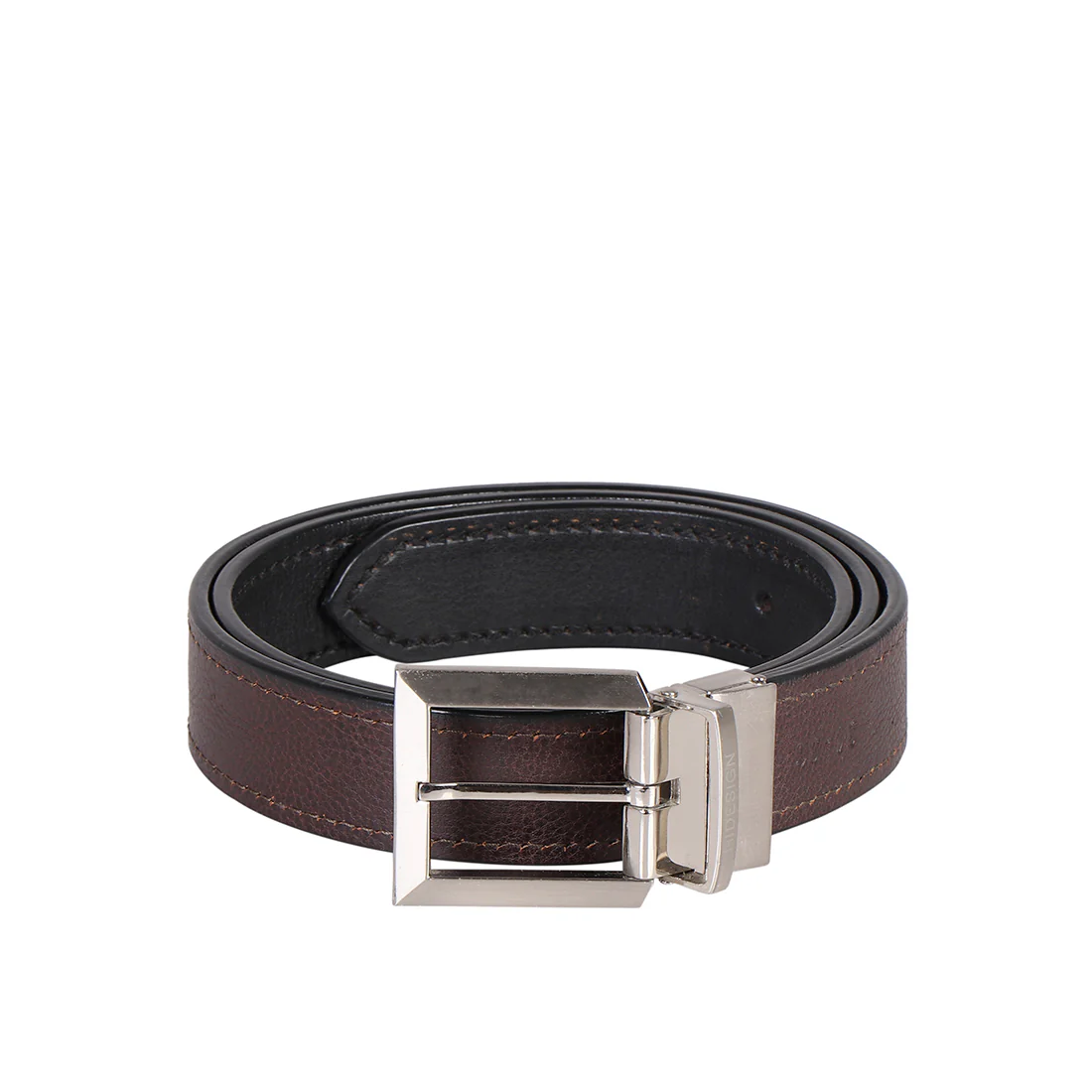 Aldo Men's Black Reversible Leather Belt - Image 3