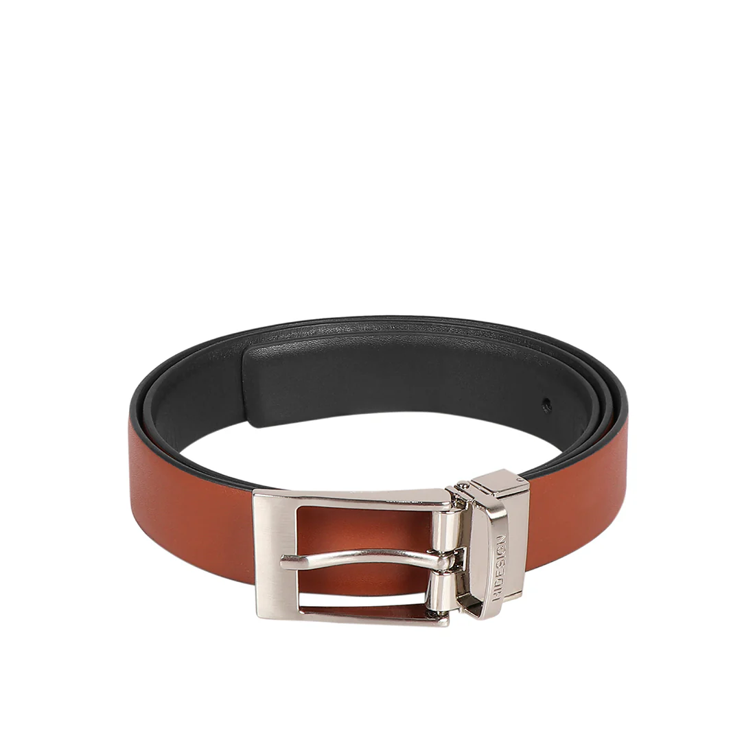 Alex Men's Black Reversible Leather Belt - Image 3