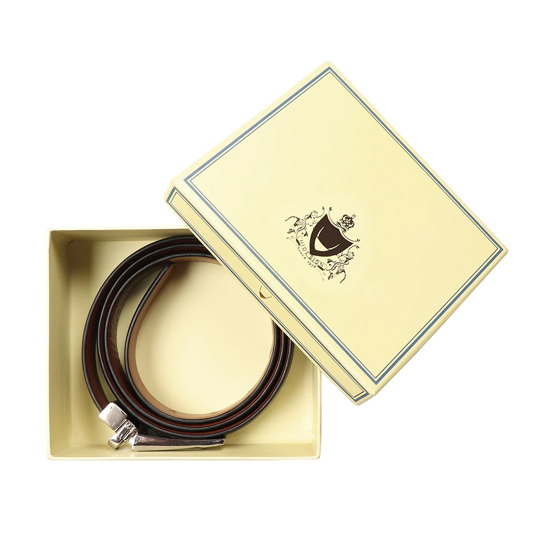 Alex Men's Black Reversible Leather Belt - Image 7