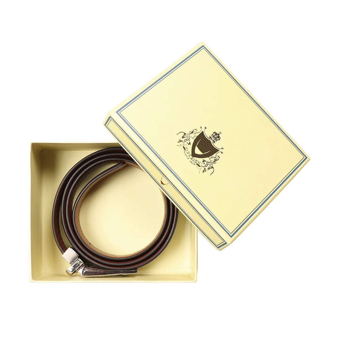 Alex Men's Brown Reversible Leather Belt - Image 7