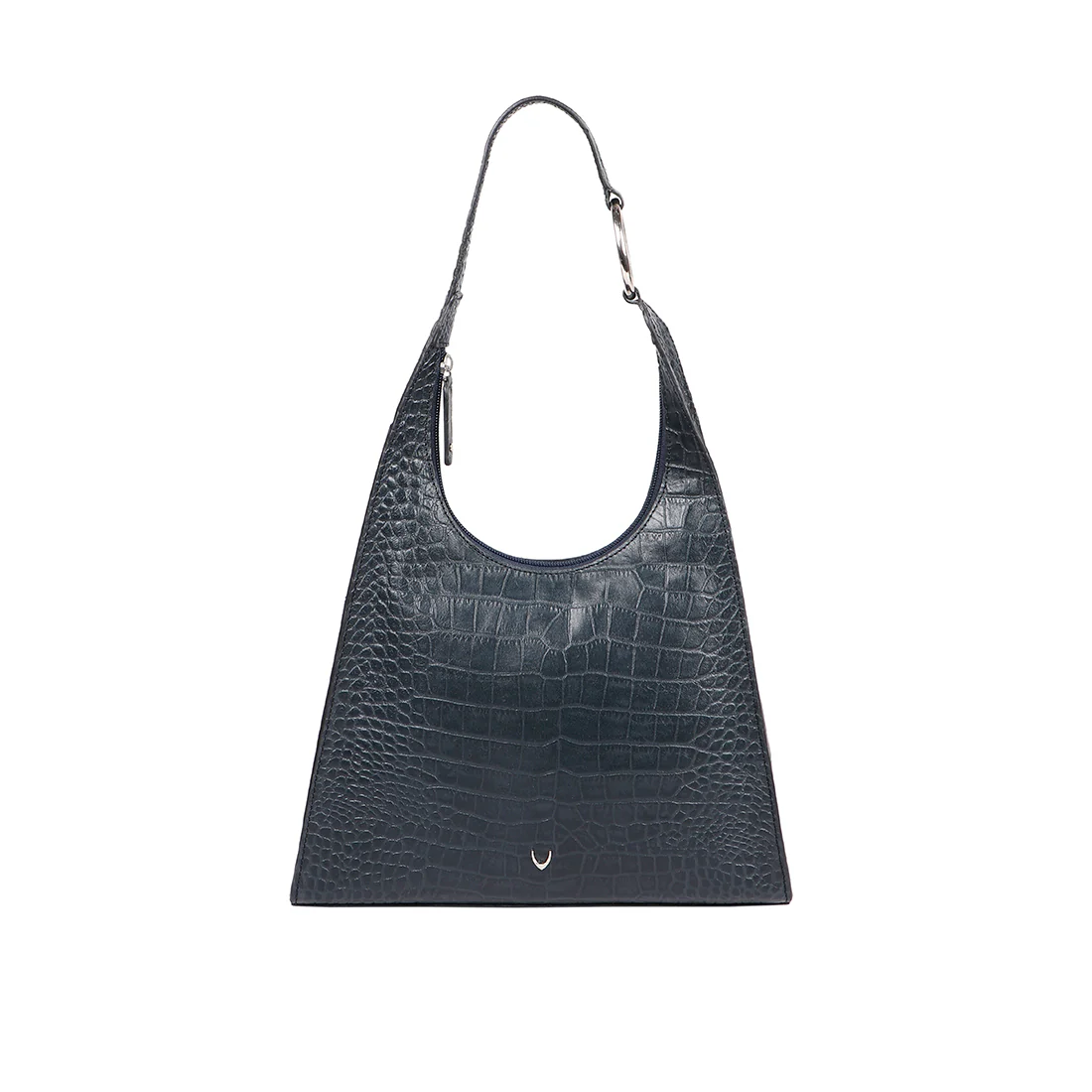 Alicia 01 Blue Leather Shoulder Bag - Image 2