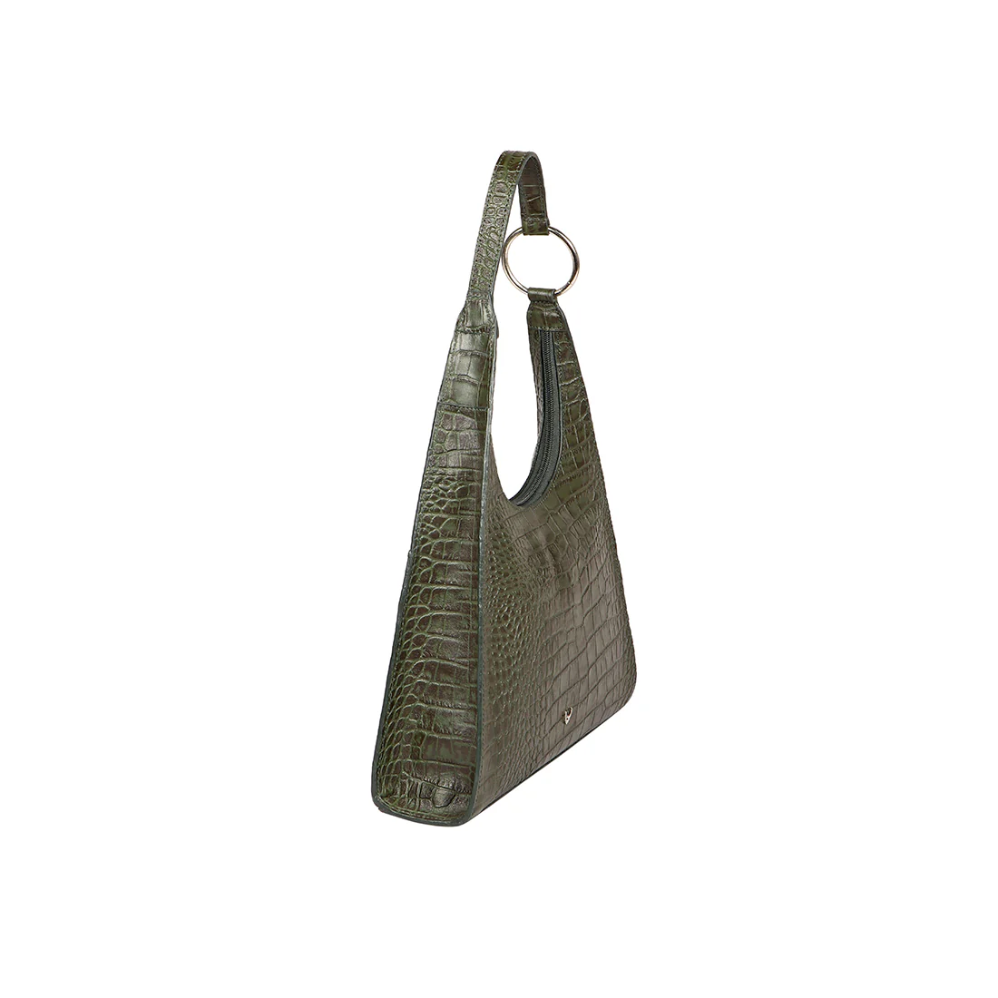Alicia 01 Green Leather Shoulder Bag - Image 3
