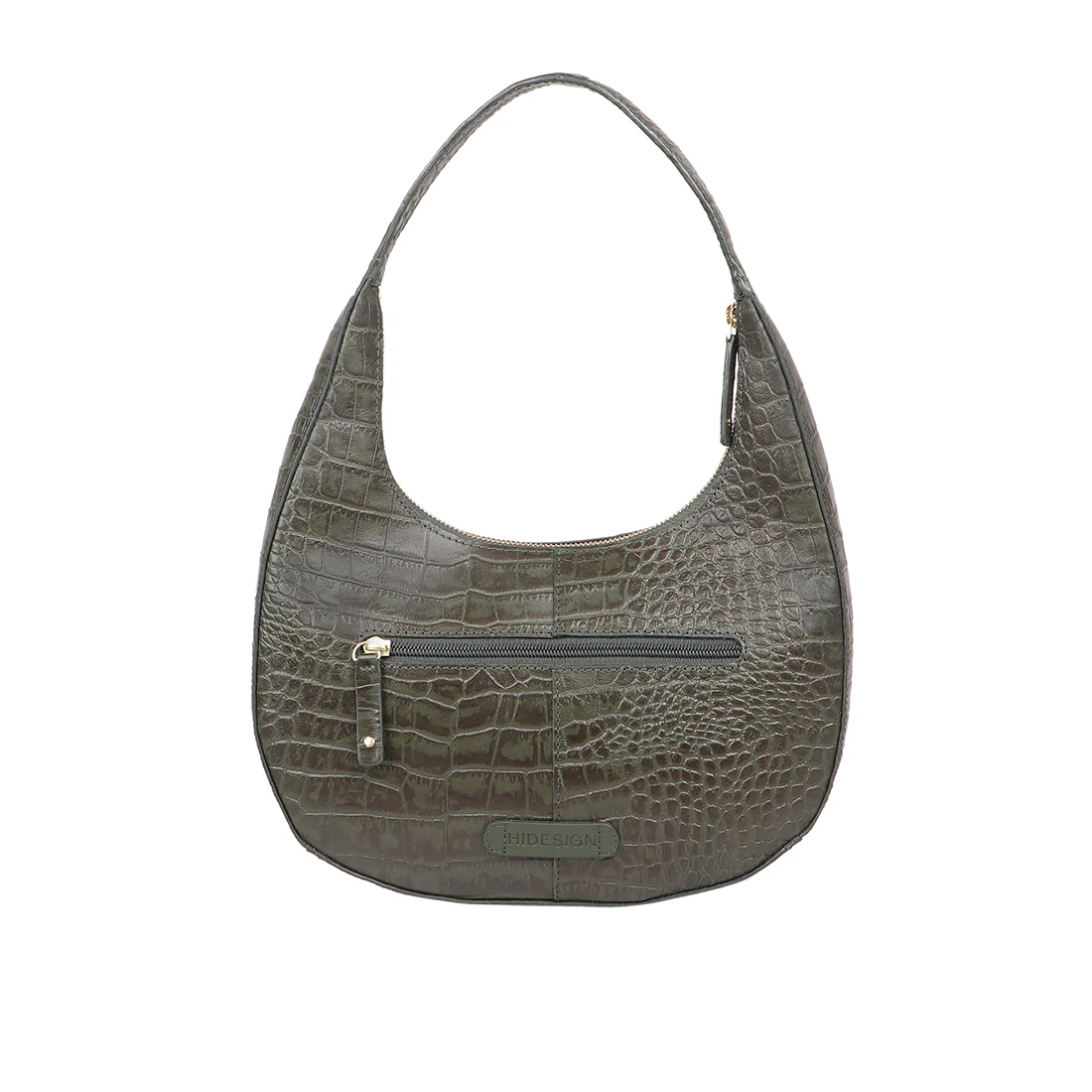 Alicia 02 Green Leather Shoulder Bag - Image 4