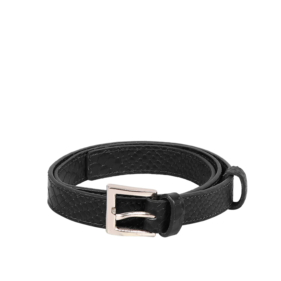 Alicia 04 Black Leather Belt Bag - Image 4
