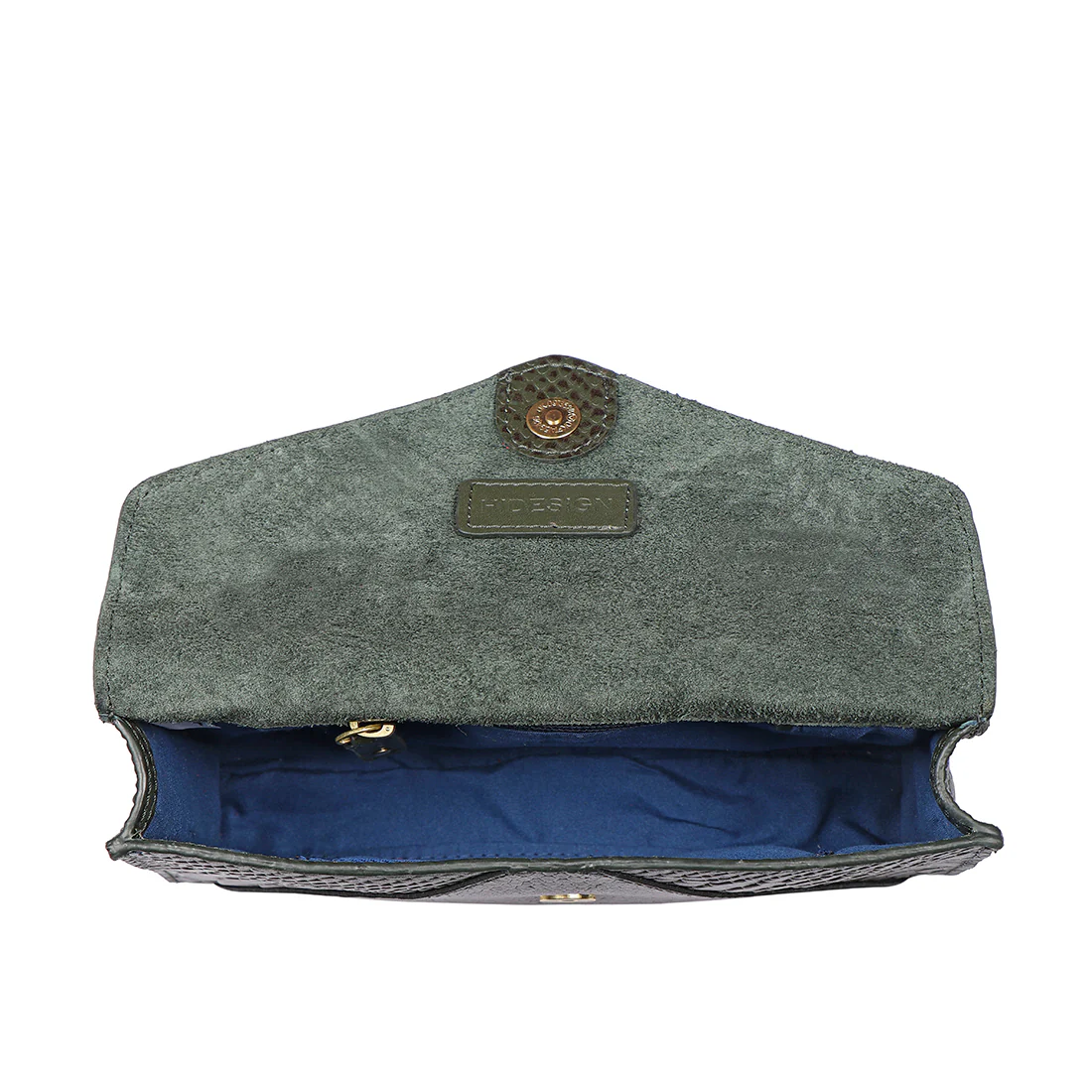 Alicia 04 Green Leather Belt Bag - Image 6