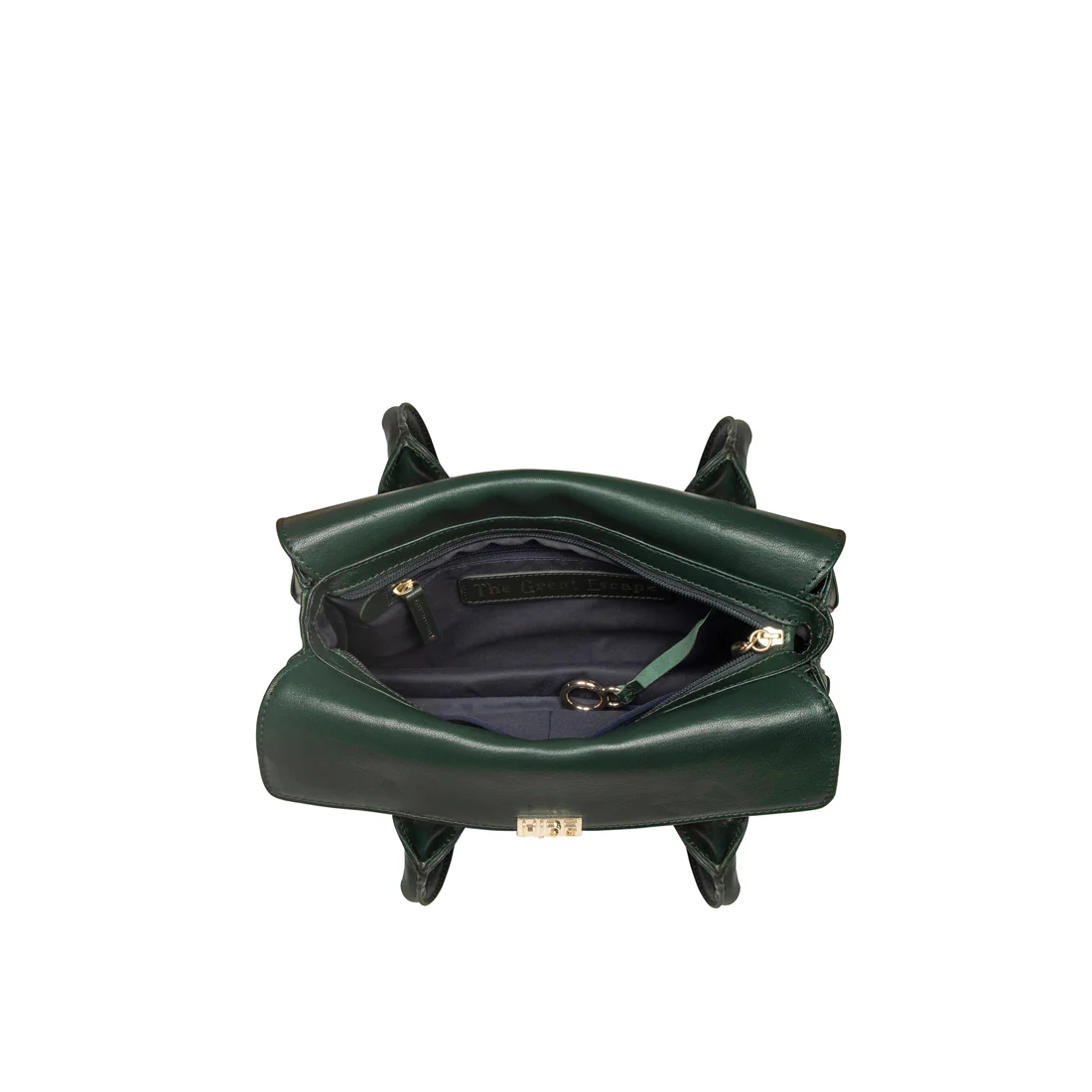 Alps 03 Green Leather Shoulder Bag - Image 9